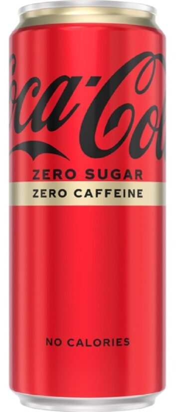 Gāzēts dzēriens COCA COLA Zero Caffeine, bundžā, 0.33l (DEP)